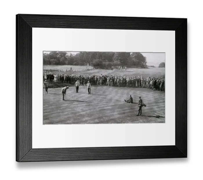 Framed Print : A great international match revived: match at St Albans Framed Print : A great international match revived: match at St Albans