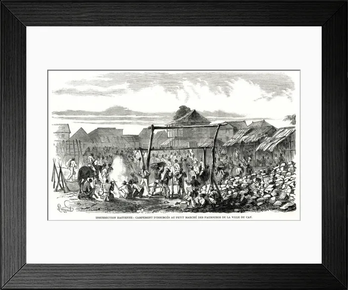 Framed Print : Haitian Insurrection Framed Print : Haitian Insurrection
