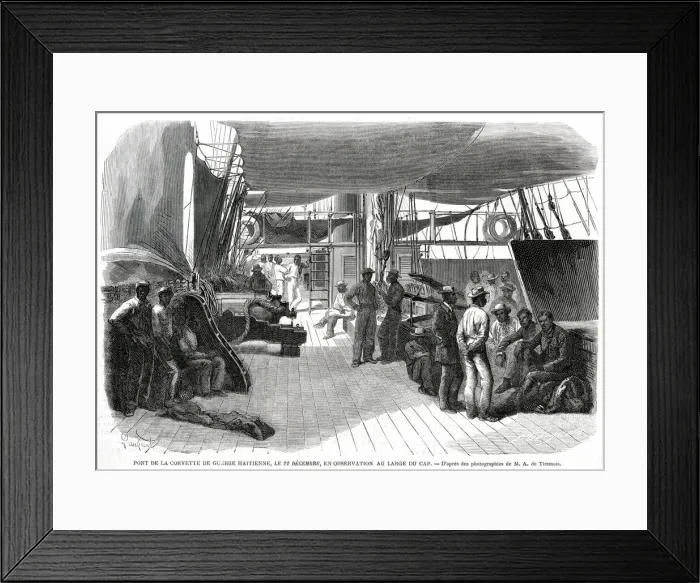 Framed Print : Insurrection in Haiti Framed Print : Insurrection in Haiti