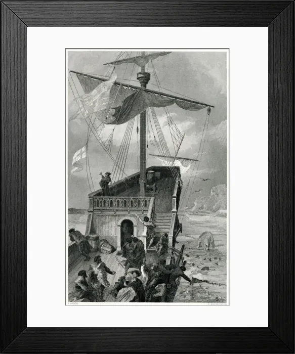 Framed Print : Sebastian Cabot Leaves Labrador Framed Print : Sebastian Cabot Leaves Labrador