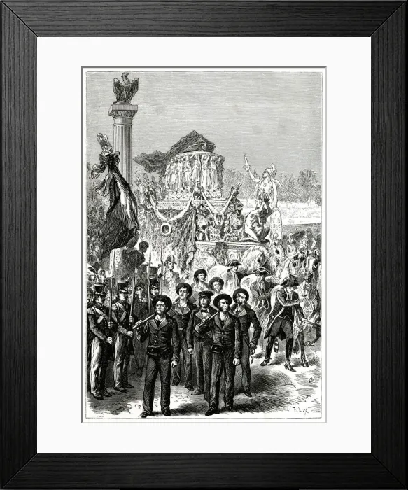 Framed Print : Return of the remains of Napoleon I to Paris Framed Print : Return of the remains of Napoleon I to Paris
