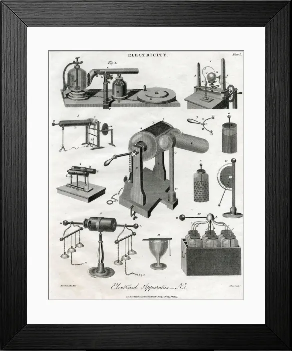 Framed Print : Electrical Apparatus - No. 1 Framed Print : Electrical Apparatus - No. 1