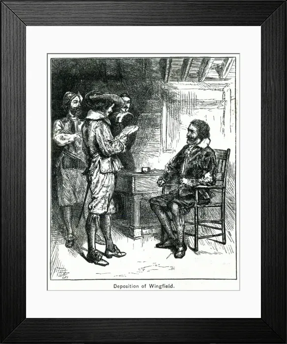 Framed Print : The Deposition of Wingfield Framed Print : The Deposition of Wingfield