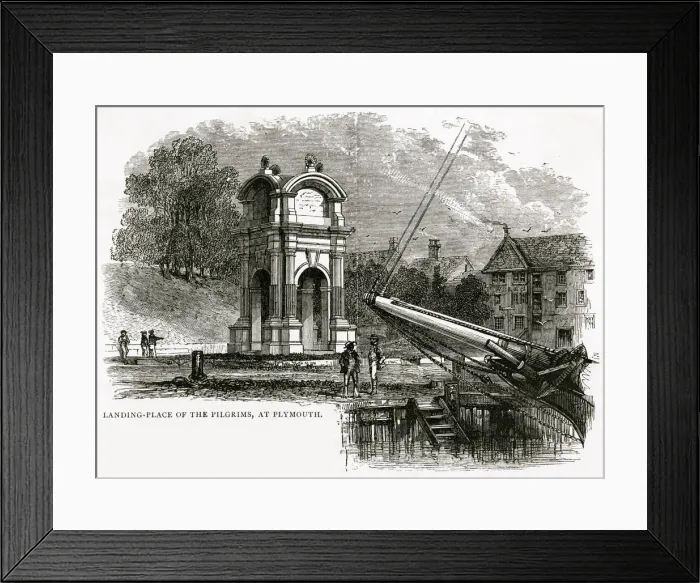 Framed Print : Monument to the Landing Place of the Pilgrims, at Plymouth Framed Print : Monument to the Landing Place of the Pilgrims, at Plymouth