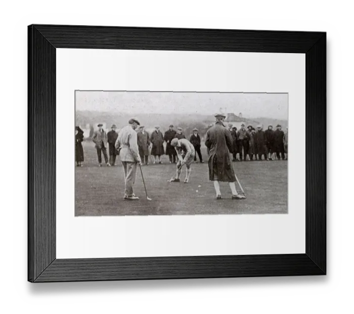 Framed Print : James Braid at Blackwell Heath 1922 Framed Print : James Braid at Blackwell Heath 1922