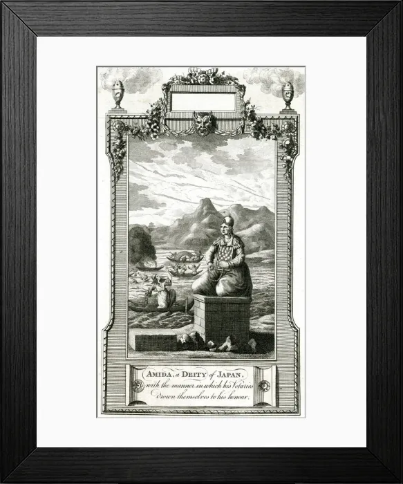 Framed Print : Amida deity, Japan Framed Print : Amida deity, Japan