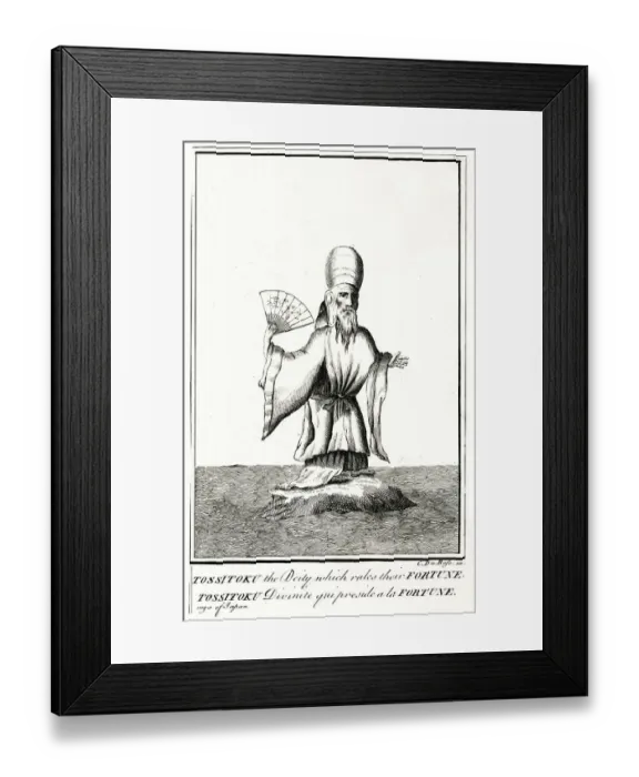 Framed Print : Tossitoku. Tossi- toku (more commonly known as Fukurokuju or Fukurokuziyu) Framed Print : Tossitoku. Tossi- toku (more commonly known as Fukurokuju or Fukurokuziyu)