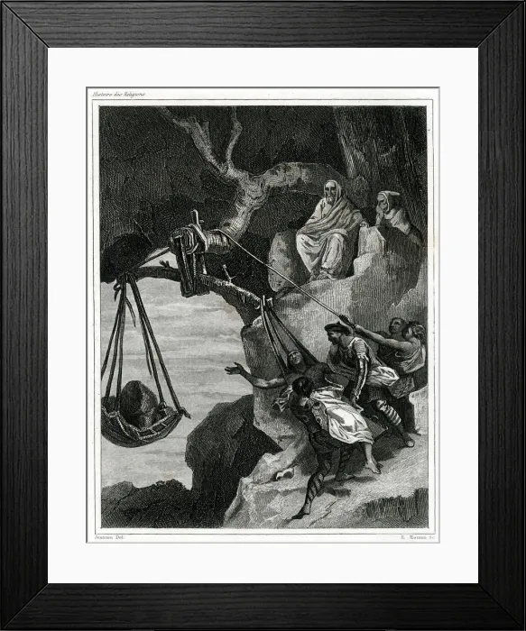 Framed Print : Confession of Japanese Penitents Framed Print : Confession of Japanese Penitents