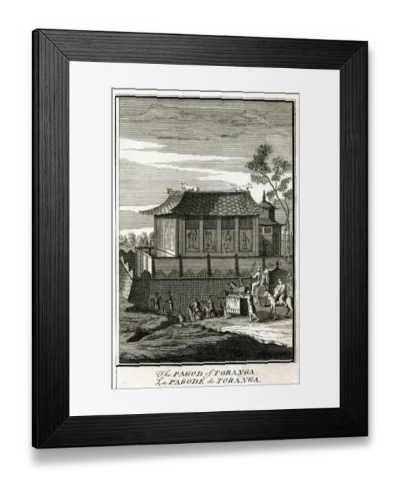 Framed Print : Pagoda of Toranga Framed Print : Pagoda of Toranga