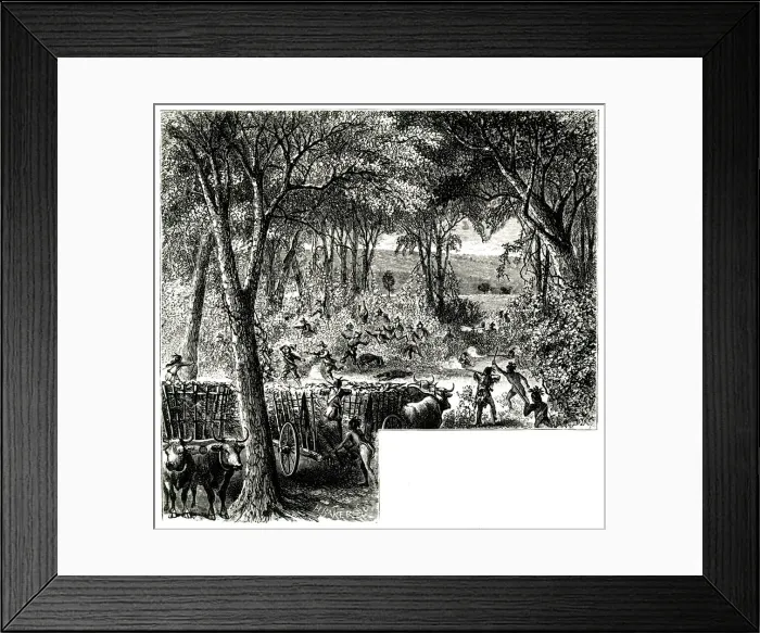 Framed Print : The Battle of Bloody Brook Framed Print : The Battle of Bloody Brook