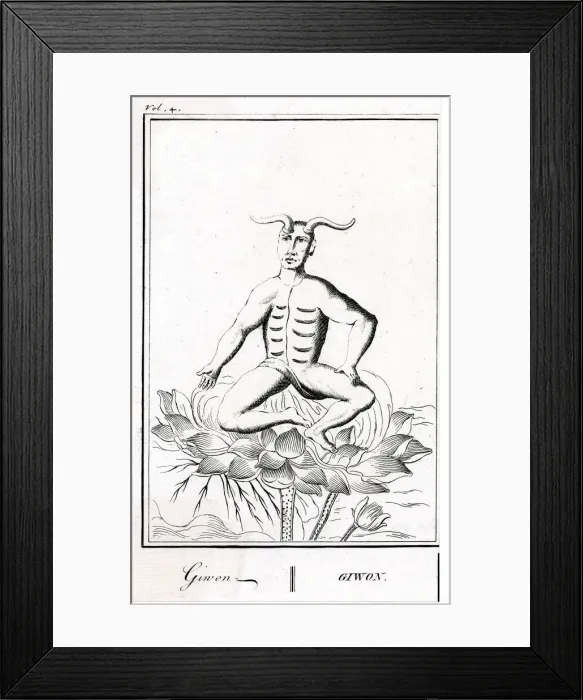 Framed Print : Giwon Deity Framed Print : Giwon Deity