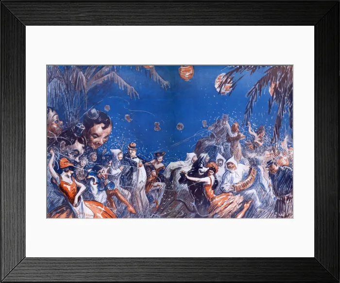 Framed Print : Nice Carnival by Webster Murray Framed Print : Nice Carnival by Webster Murray