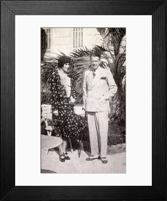 Framed Print : Bystanders on the Riviera - E. G. Oakley Beuttler & wife Framed Print : Bystanders on the Riviera - E. G. Oakley Beuttler & wife
