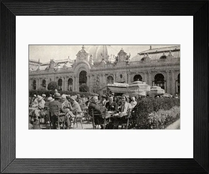 Framed Print : Bystanders on the Riviera Framed Print : Bystanders on the Riviera