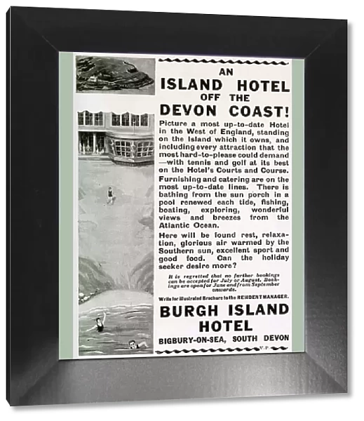 Burgh Island Hotel advertisement