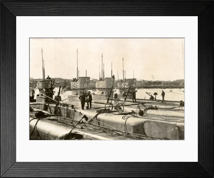 Framed Print : H Class submarines at Torquay, Devon Framed Print : H Class submarines at Torquay, Devon