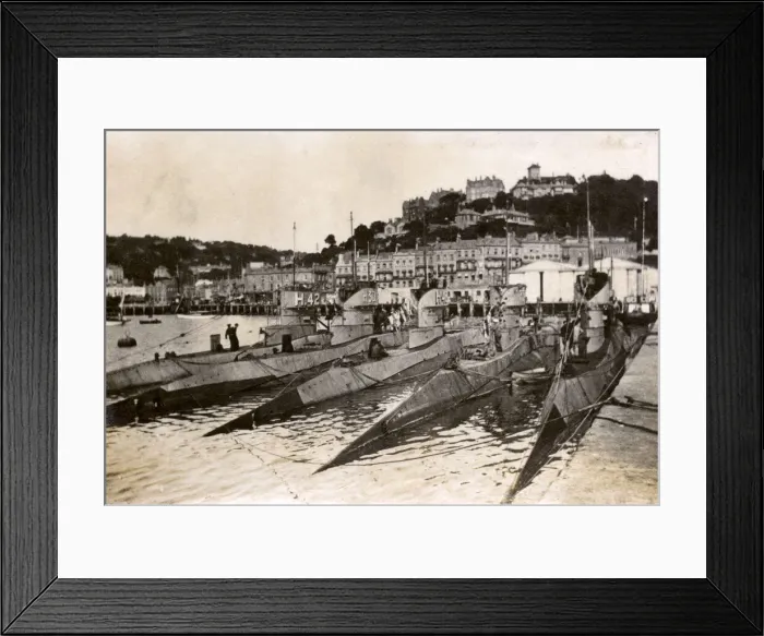 Framed Print : H Class submarines at Torquay, Devon Framed Print : H Class submarines at Torquay, Devon