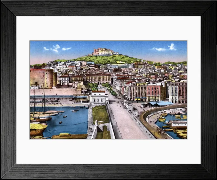 Framed Print : Panorama of Naples, Italy Framed Print : Panorama of Naples, Italy