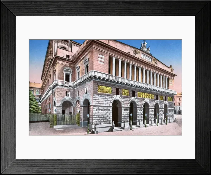 Framed Print : San Carlo Theatre, Naples, Italy Framed Print : San Carlo Theatre, Naples, Italy