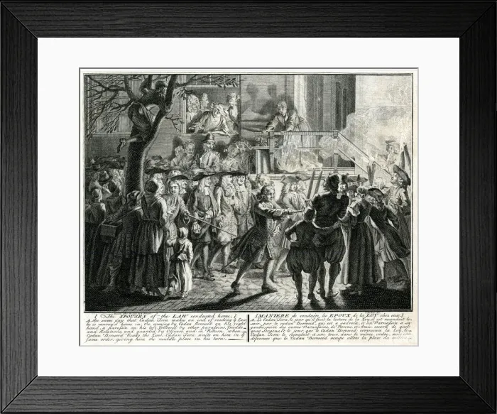 Framed Print : The Spouses of the Law Conducted Home Framed Print : The Spouses of the Law Conducted Home