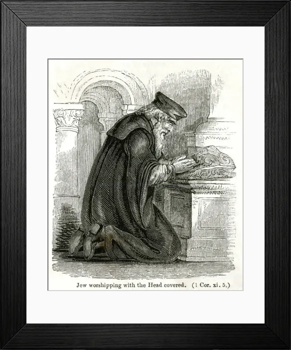 Framed Print : Jew at prayer Framed Print : Jew at prayer