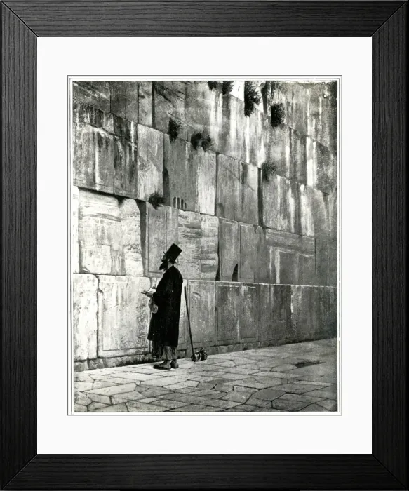 Framed Print : At the Wailing Wall, Jerusalem Framed Print : At the Wailing Wall, Jerusalem