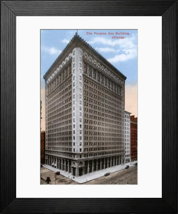Framed Print : The Peoples Gas Building, Chicago, Illinois, USA Framed Print : The Peoples Gas Building, Chicago, Illinois, USA