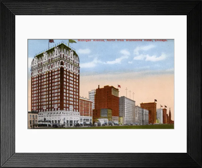 Framed Print : Michigan Avenue, Chicago, Illinois, USA Framed Print : Michigan Avenue, Chicago, Illinois, USA