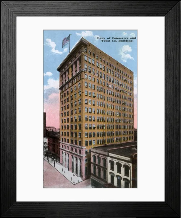 Framed Print : Bank of Commerce and Trust Co Building, Memphis, USA Framed Print : Bank of Commerce and Trust Co Building, Memphis, USA