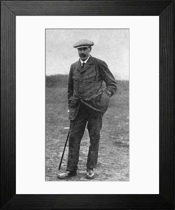 Framed Print : (insert)Golfer James Braid at Walton Heath Golf Club Framed Print : (insert)Golfer James Braid at Walton Heath Golf Club