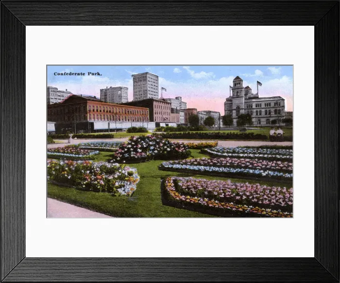 Framed Print : Confederate Park, Memphis, Tennessee, USA Framed Print : Confederate Park, Memphis, Tennessee, USA