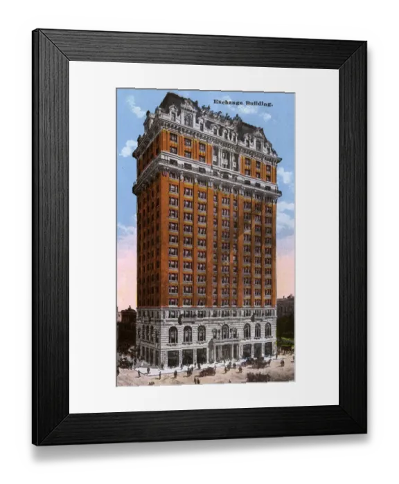 Framed Print : Exchange Building, Memphis, Tennessee, USA Framed Print : Exchange Building, Memphis, Tennessee, USA