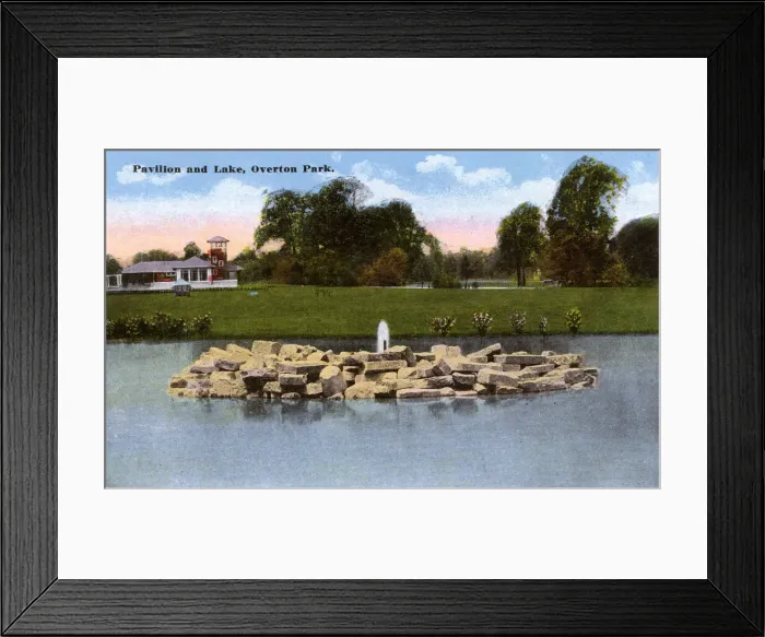 Framed Print : Pavilion and Lake, Overton Park, Memphis, Tennessee, USA Framed Print : Pavilion and Lake, Overton Park, Memphis, Tennessee, USA