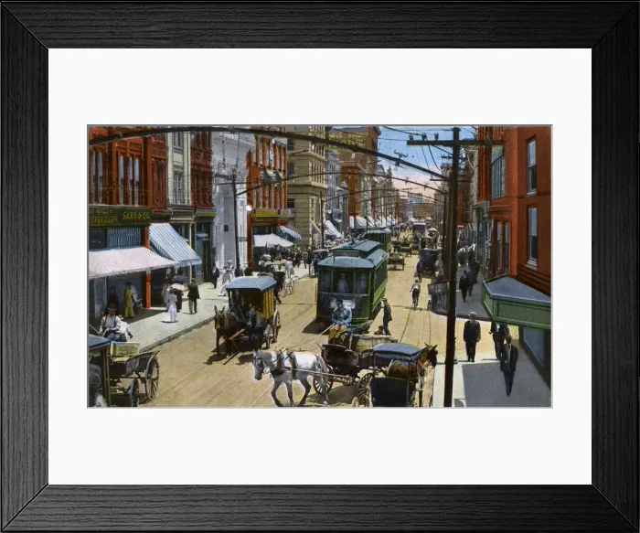 Framed Print : Main Street, Norfolk, Virginia, USA Framed Print : Main Street, Norfolk, Virginia, USA