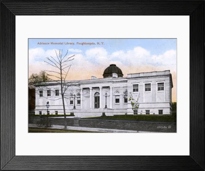 Framed Print : Adriance Memorial Library, Poughkeepsie, NY State, USA Framed Print : Adriance Memorial Library, Poughkeepsie, NY State, USA