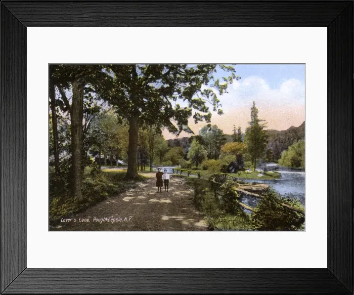 Framed Print : Lovers Lane, Poughkeepsie, New York State, USA Framed Print : Lovers Lane, Poughkeepsie, New York State, USA