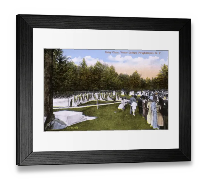Framed Print : Daisy Chain, Vassar College, Poughkeepsie, NY State, USA Framed Print : Daisy Chain, Vassar College, Poughkeepsie, NY State, USA