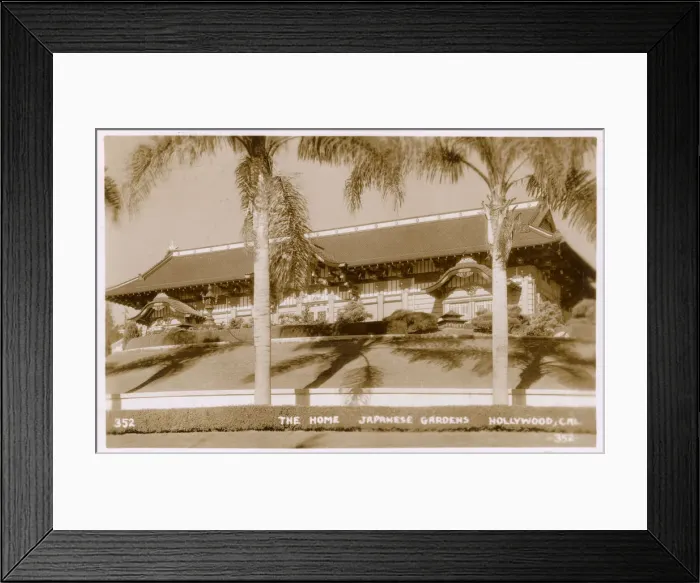 Framed Print : The Home, Japanese Gardens, Hollywood, California, USA Framed Print : The Home, Japanese Gardens, Hollywood, California, USA