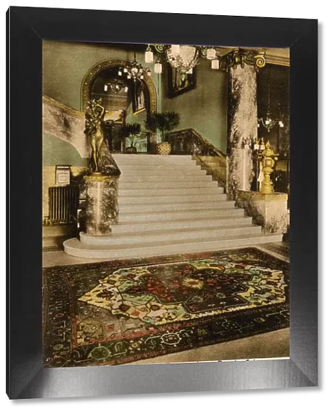 Stairway, Hotel Virginia, Long Beach, California, USA