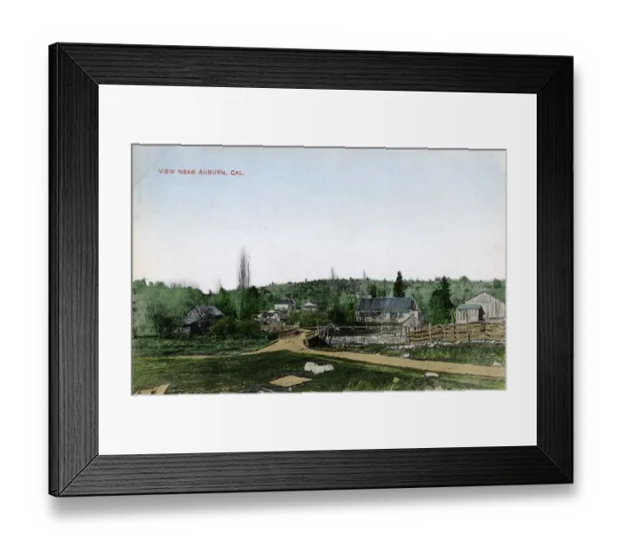 Framed Print : View near Auburn, California, USA Framed Print : View near Auburn, California, USA