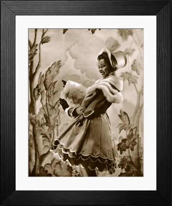Framed Print : Jeni Le Gon by Madame Yevonde Framed Print : Jeni Le Gon by Madame Yevonde