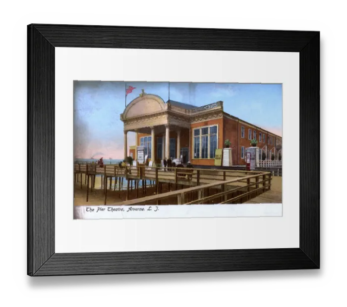 Framed Print : The Pier Theatre, Arverne, Long Island, New York, USA Framed Print : The Pier Theatre, Arverne, Long Island, New York, USA