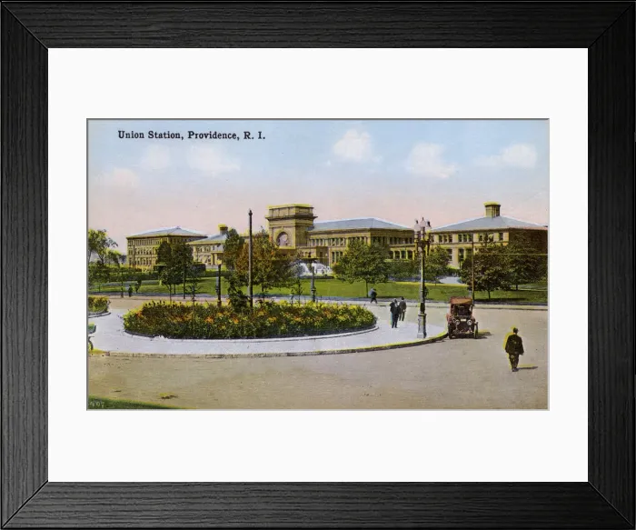 Framed Print : Union Station, Providence, Rhode Island, USA Framed Print : Union Station, Providence, Rhode Island, USA