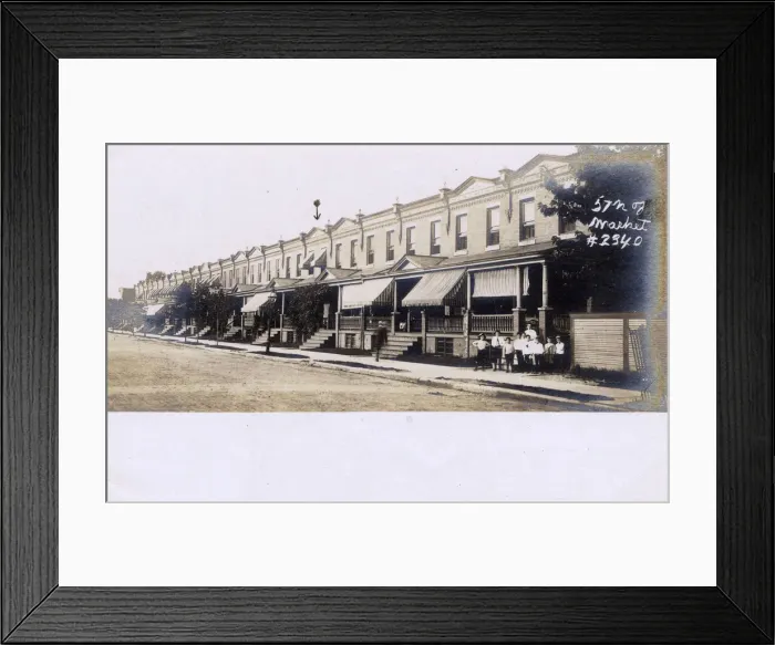Framed Print : North 57th Street, Philadelphia, Pennsylvania, USA Framed Print : North 57th Street, Philadelphia, Pennsylvania, USA