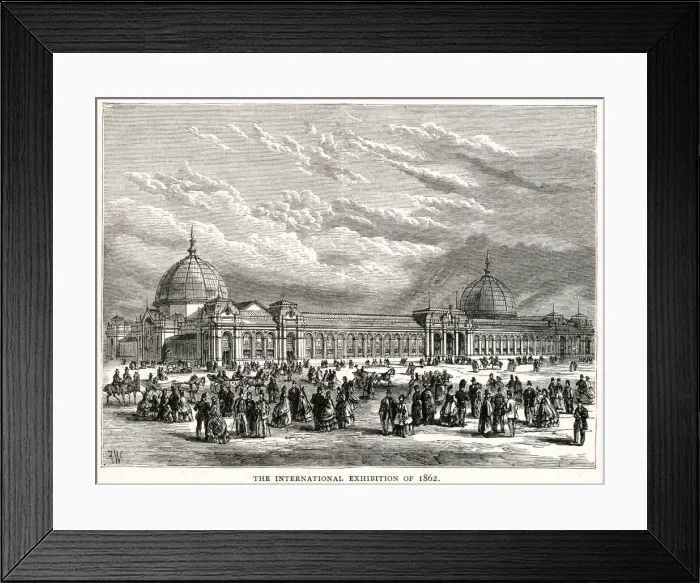 Framed Print : Great International Exhibition of 1862 Framed Print : Great International Exhibition of 1862