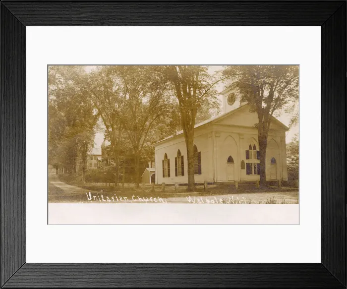 Framed Print : Unitarian Church, Walpole, New Hampshire, USA Framed Print : Unitarian Church, Walpole, New Hampshire, USA