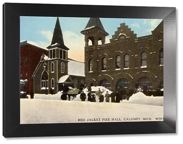 Red Jacket Fire Hall, Calumet, Michigan, USA