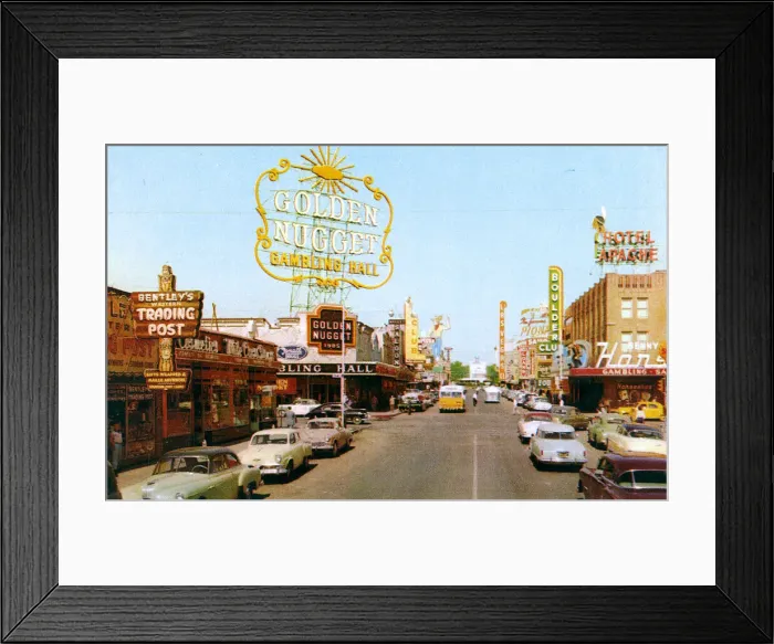 Framed Print : The Golden Nugget, Las Vegas, Nevada, USA Framed Print : The Golden Nugget, Las Vegas, Nevada, USA