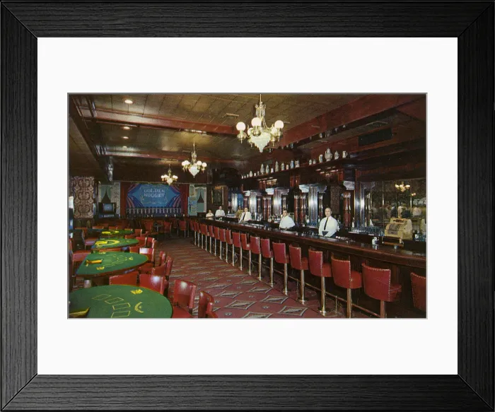 Framed Print : The Golden Nugget, Las Vegas, Nevada, USA Framed Print : The Golden Nugget, Las Vegas, Nevada, USA