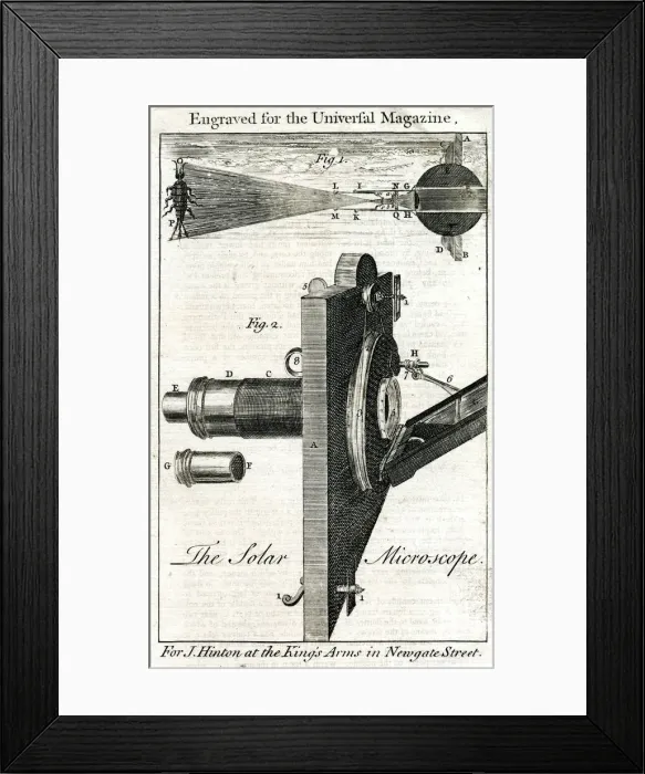 Framed Print : The Solar Microscope Framed Print : The Solar Microscope